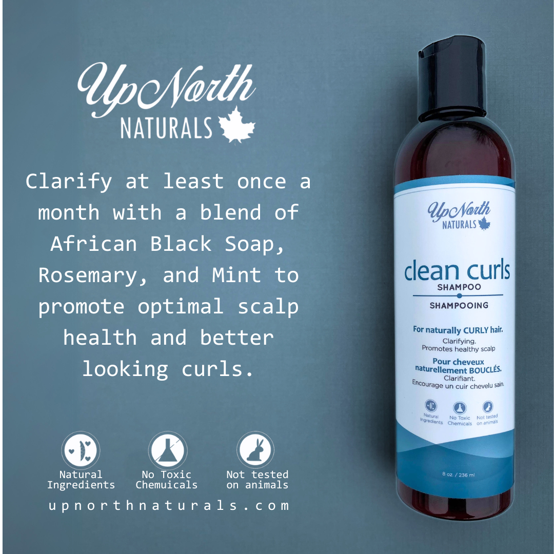 Clean Curls | Curly Hair Clarifying Shampoo for Scalp Care